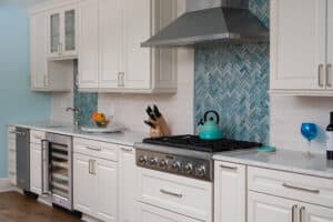 Cambria Montgomery Kitchen - Stove Side View