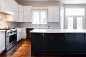 Carrara Mist Kitchen - Side view